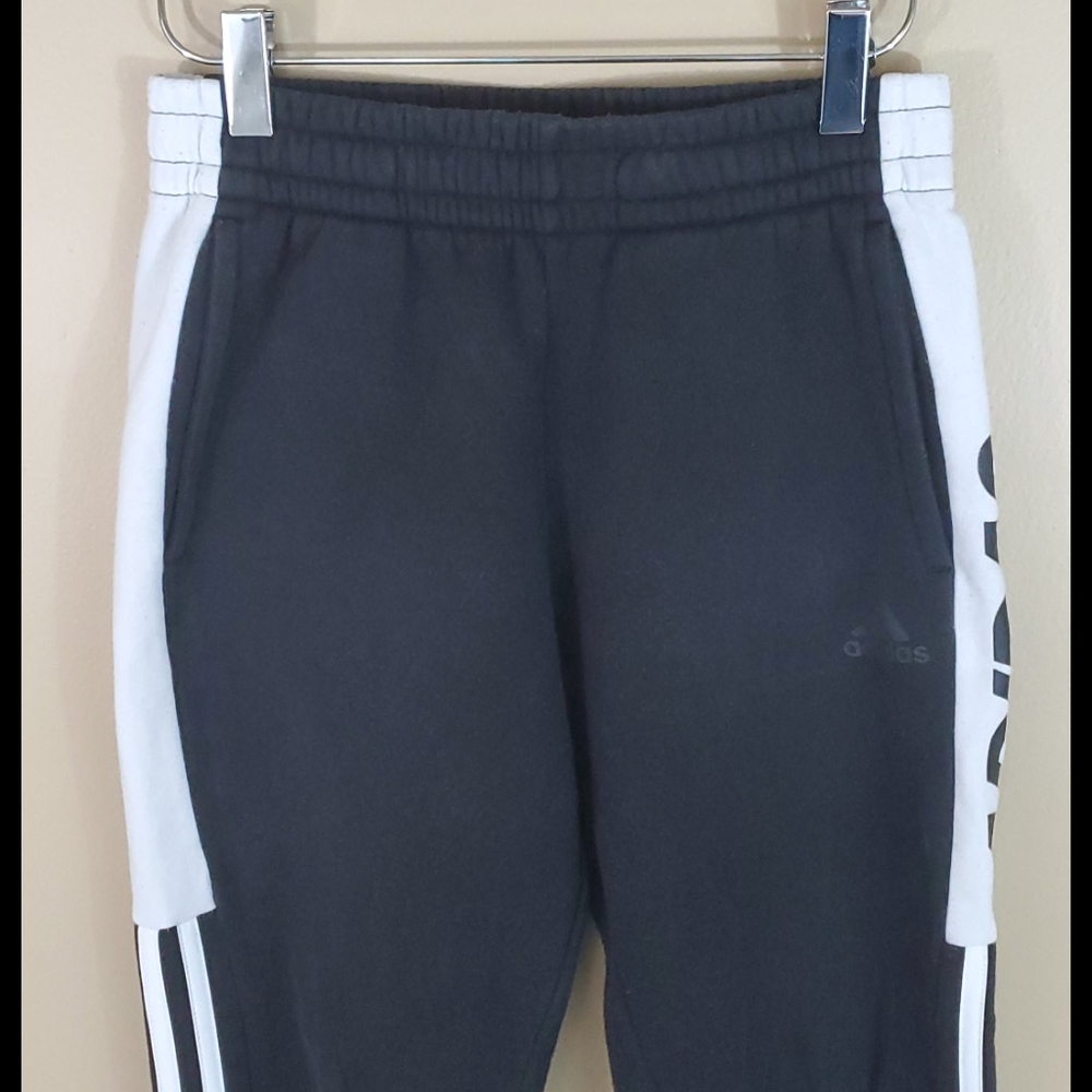 Adidas black and white sweatpants - Picture 6 of 9